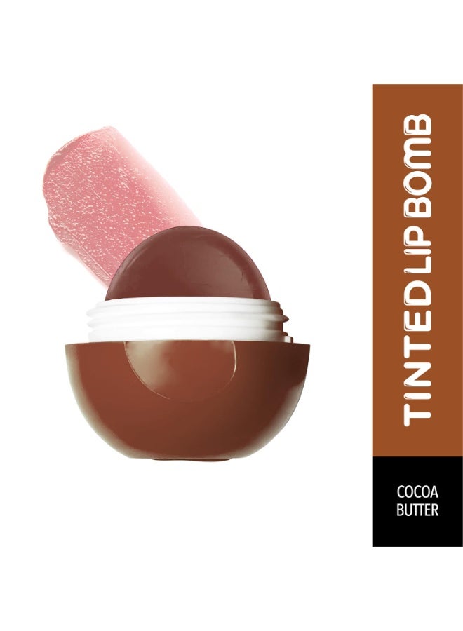 Blue Heaven Tinted Lip Balm infused with Shea Butter, Almond oil and Vitamin E - Cocoa Butter, 8g - Image 2